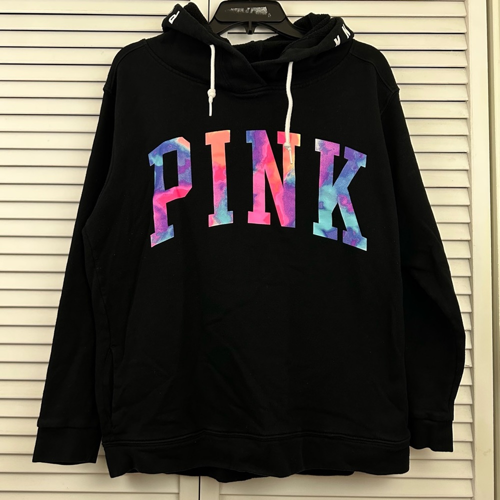 VS PINK Galaxy Slouchy Hooded Sweatshirt